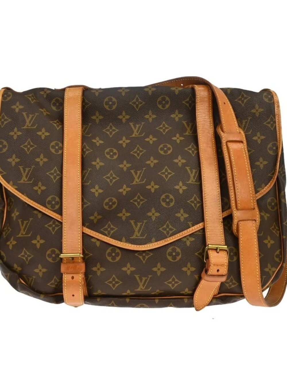 LOUIS VUITTON MONOGRAM SAUMUR 43 MESSENGER BAG M42252